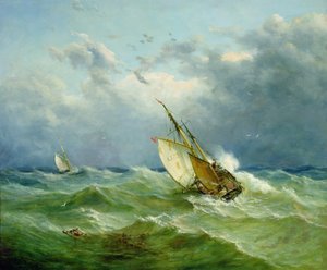 荒天時の最低のトロール船 作： John Moore